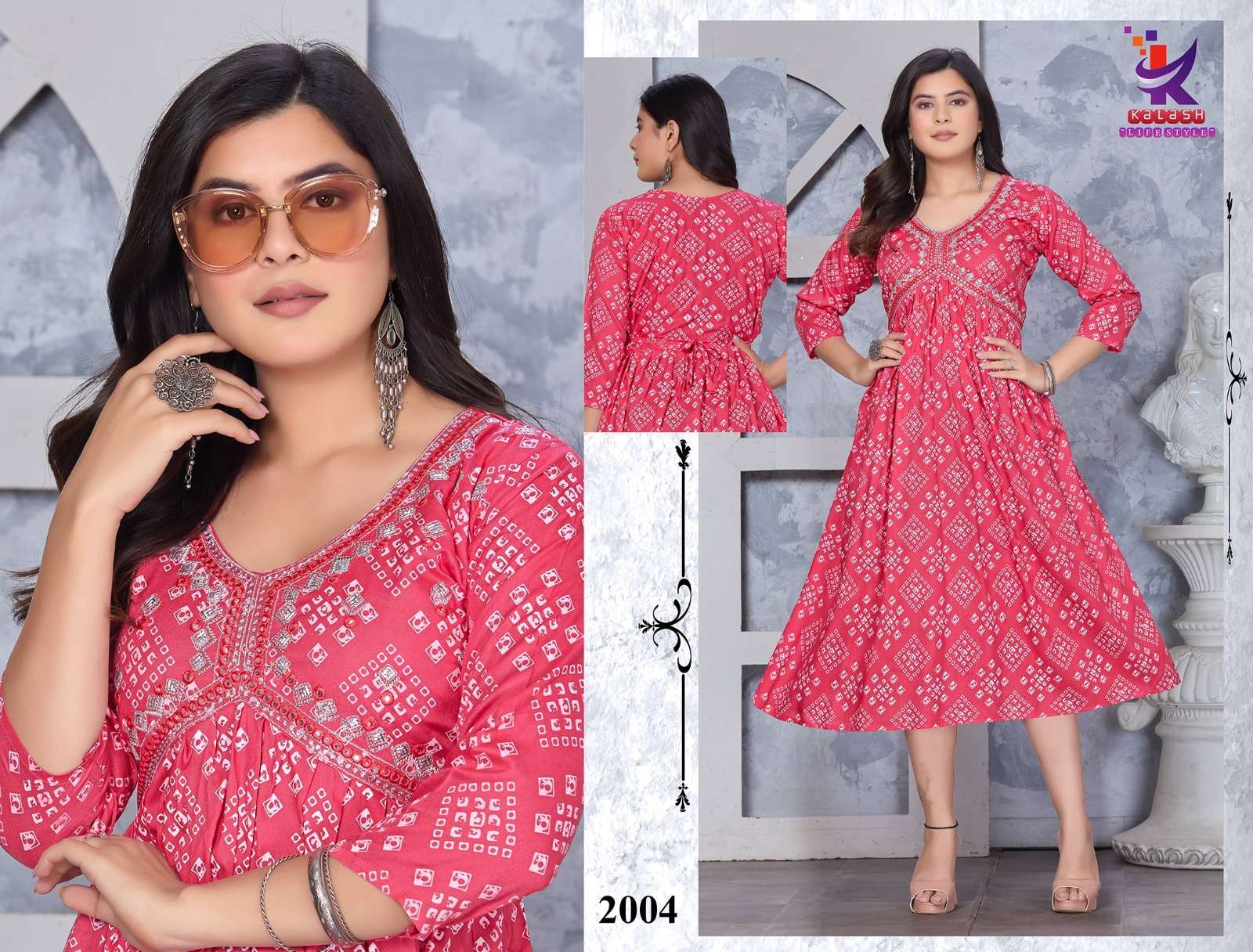 Silver Shines Aaliya cut Kurti Wholesale catalog