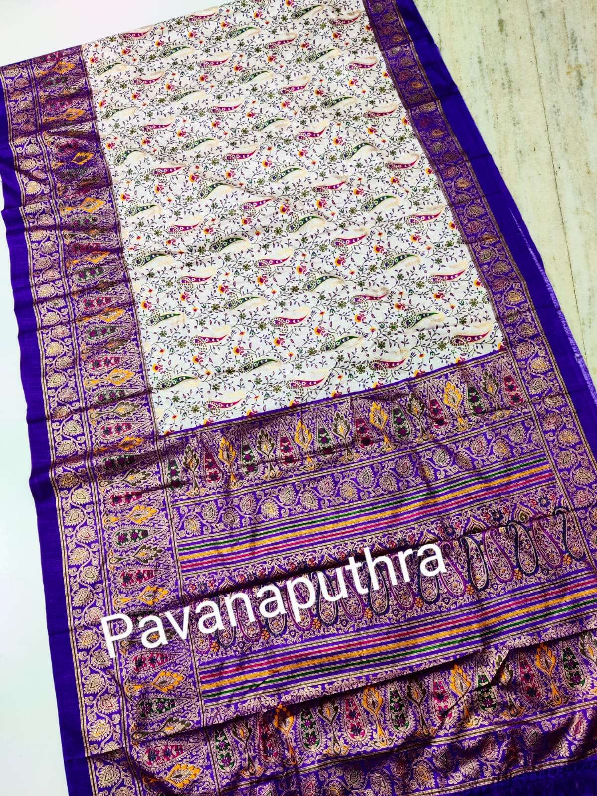 Soft Pure Dola Silk Kalamkari Patola Digital Print Saree Wholesale catalog