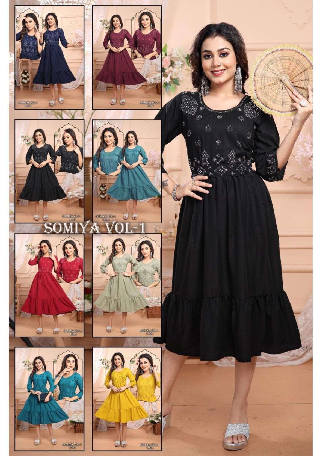 TRENDY SOMIYA VOL-1 Kurti Wholesale catalog