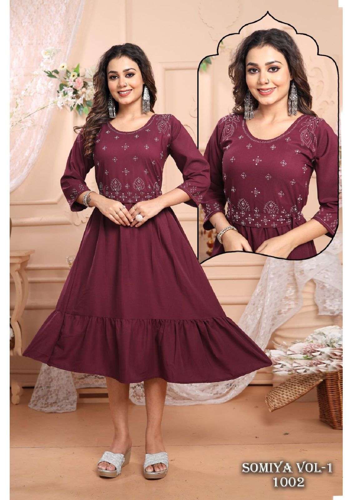 TRENDY SOMIYA VOL-1 Kurti Wholesale catalog