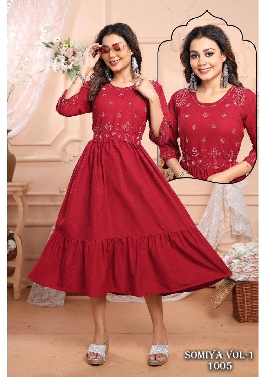 TRENDY SOMIYA VOL-1 Kurti Wholesale catalog