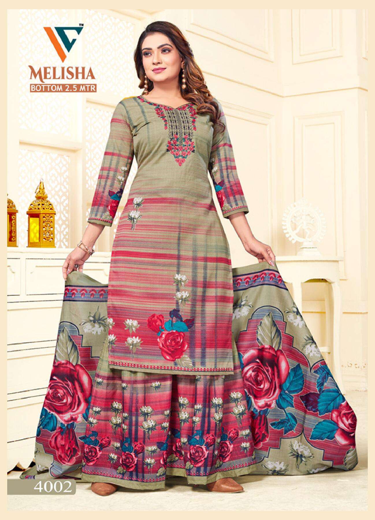 Vandana C Melisha Vol 4 Cotton Dress Material Wholesale catalog