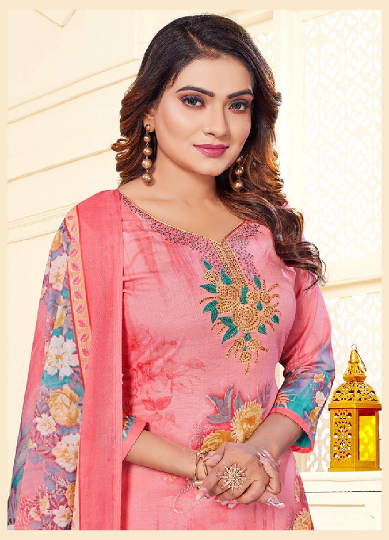 Vandana C Melisha Vol 4 Cotton Dress Material Wholesale catalog