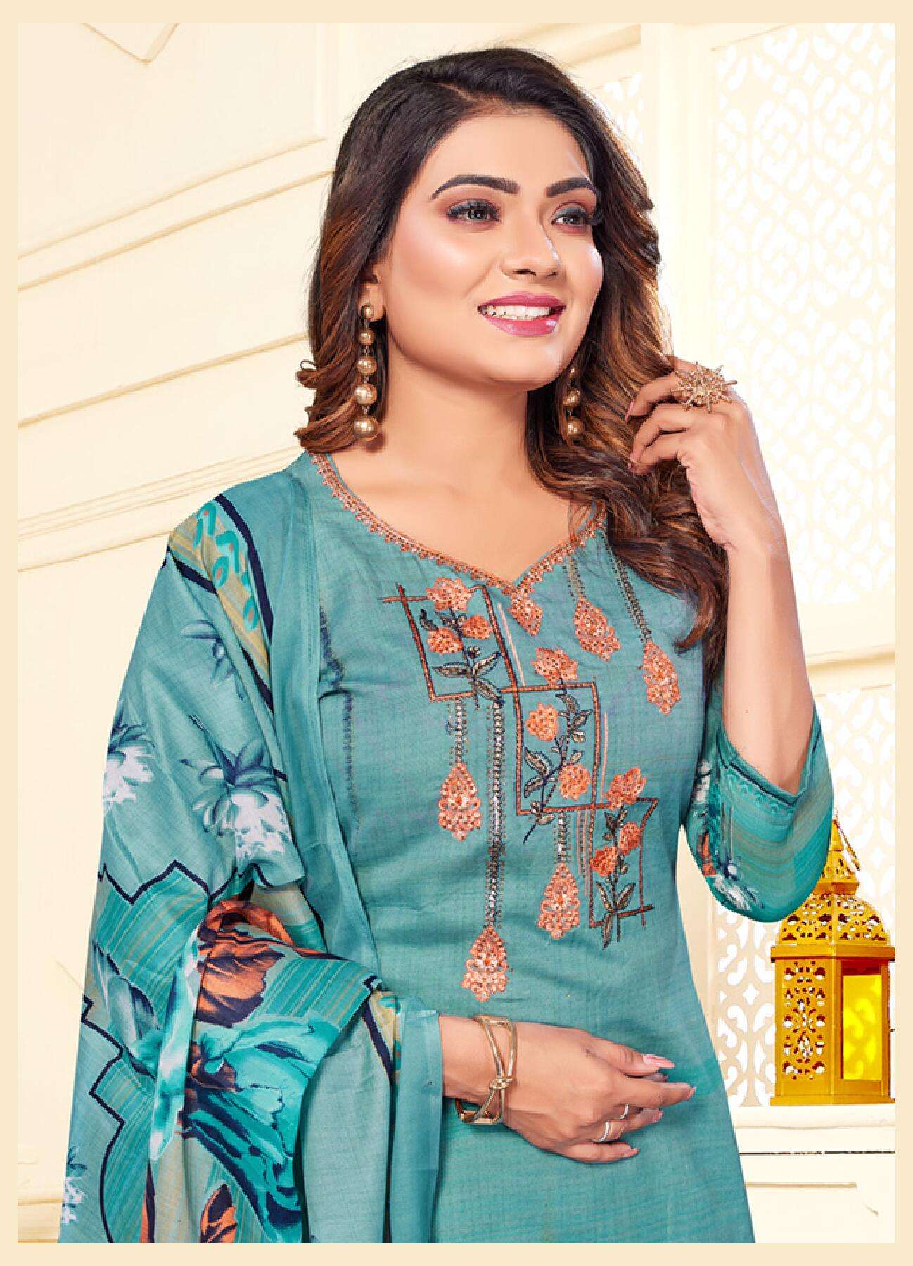 Vandana C Melisha Vol 4 Cotton Dress Material Wholesale catalog