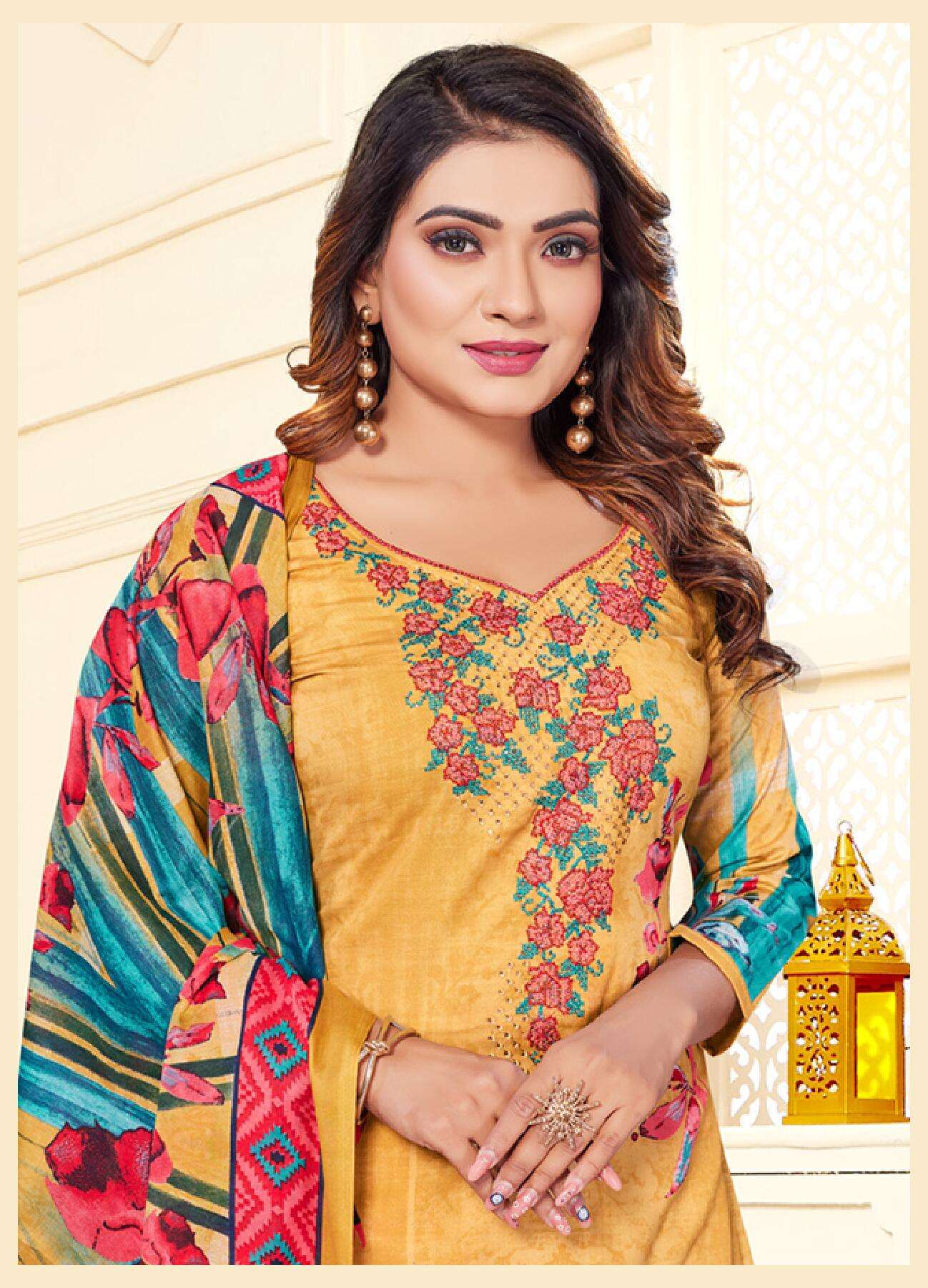 Vandana C Melisha Vol 4 Cotton Dress Material Wholesale catalog