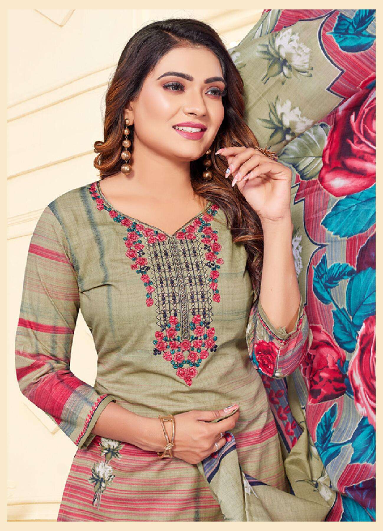 Vandana C Melisha Vol 4 Cotton Dress Material Wholesale catalog