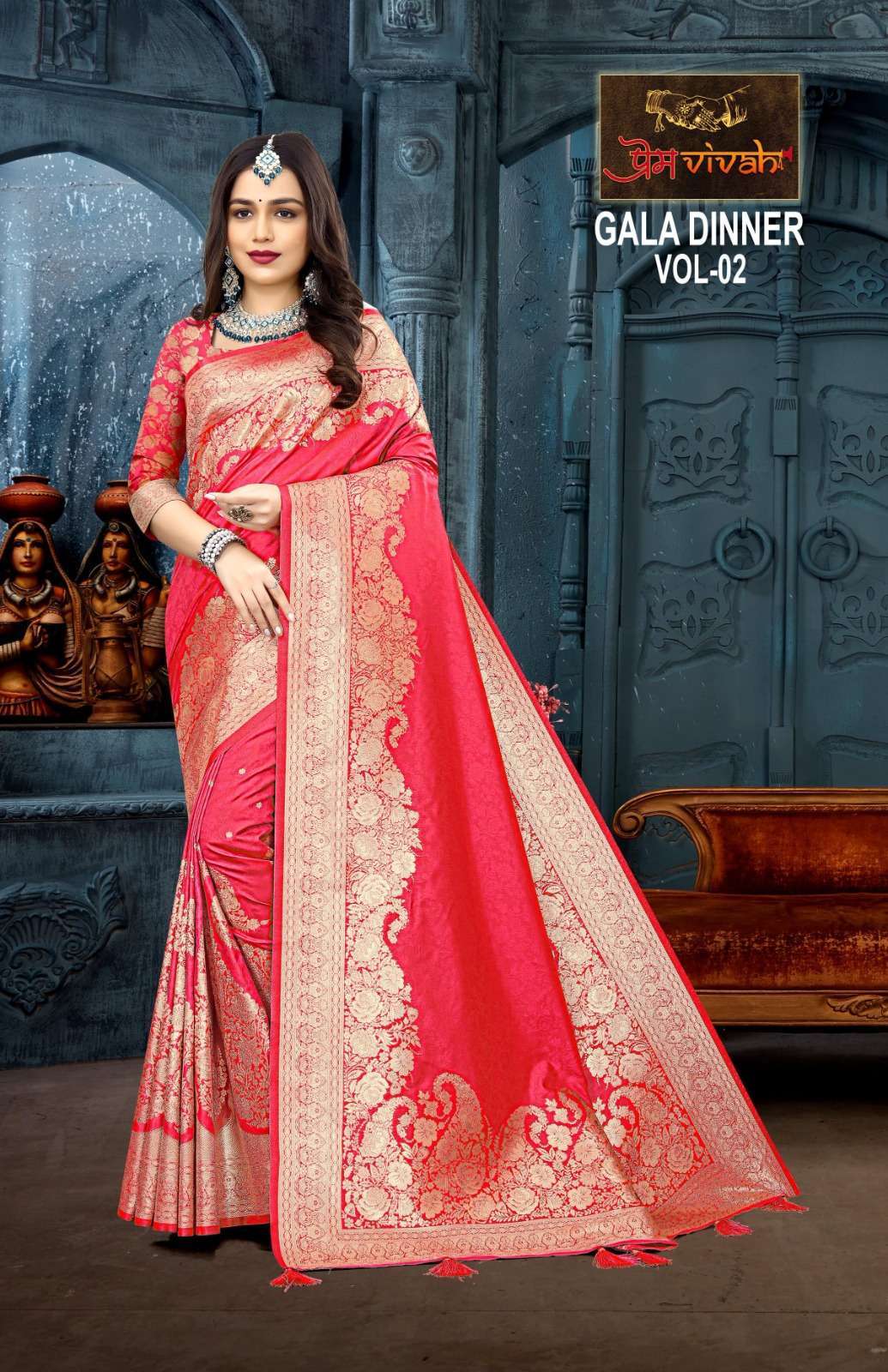 Vastra Bunai Gala Dinner Vol -2 Surat Saree Wholesale catalog 