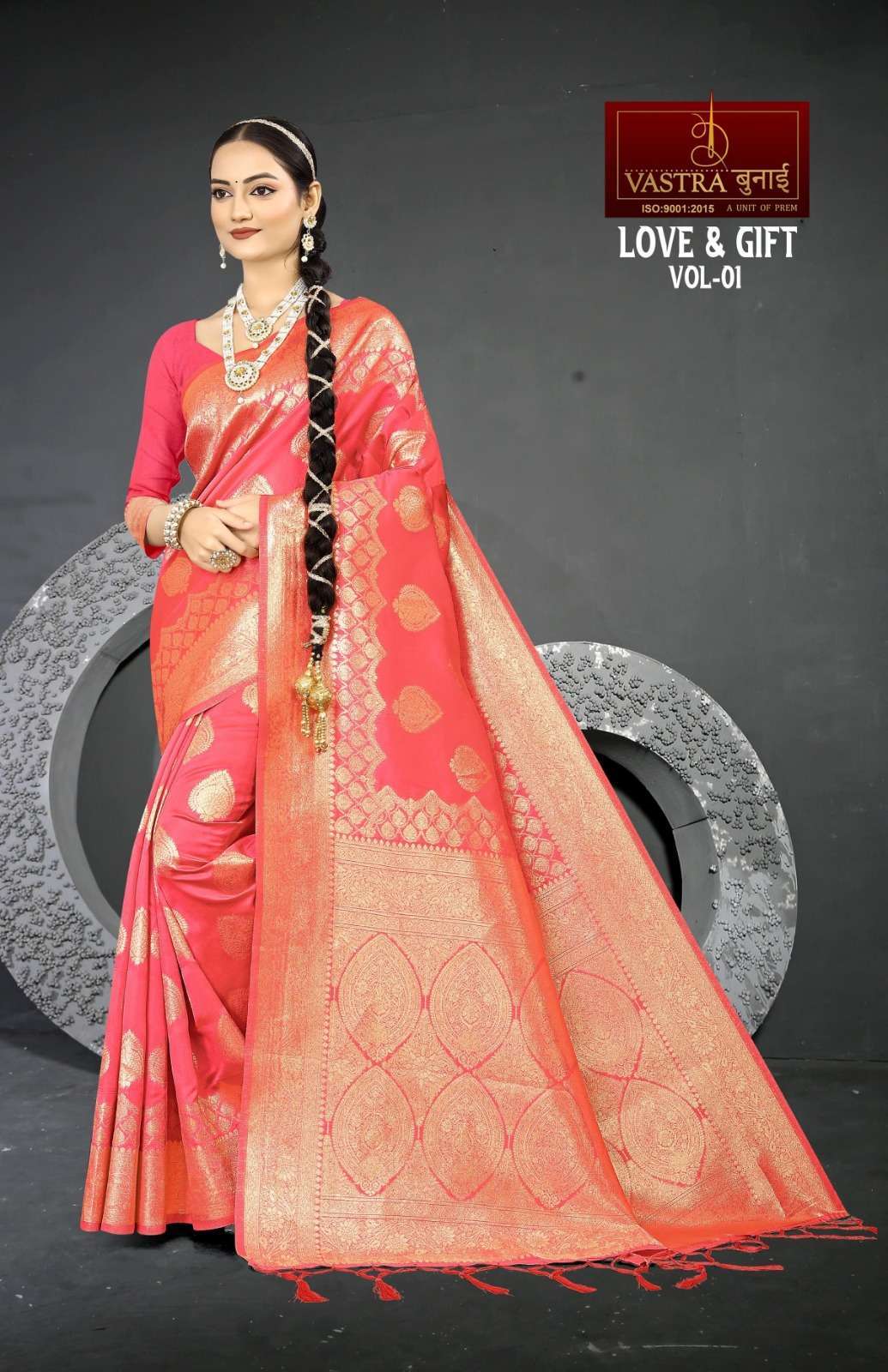 Net Bright Red Bright Red Saree at Rs 15945 in New Delhi | ID: 19543435791