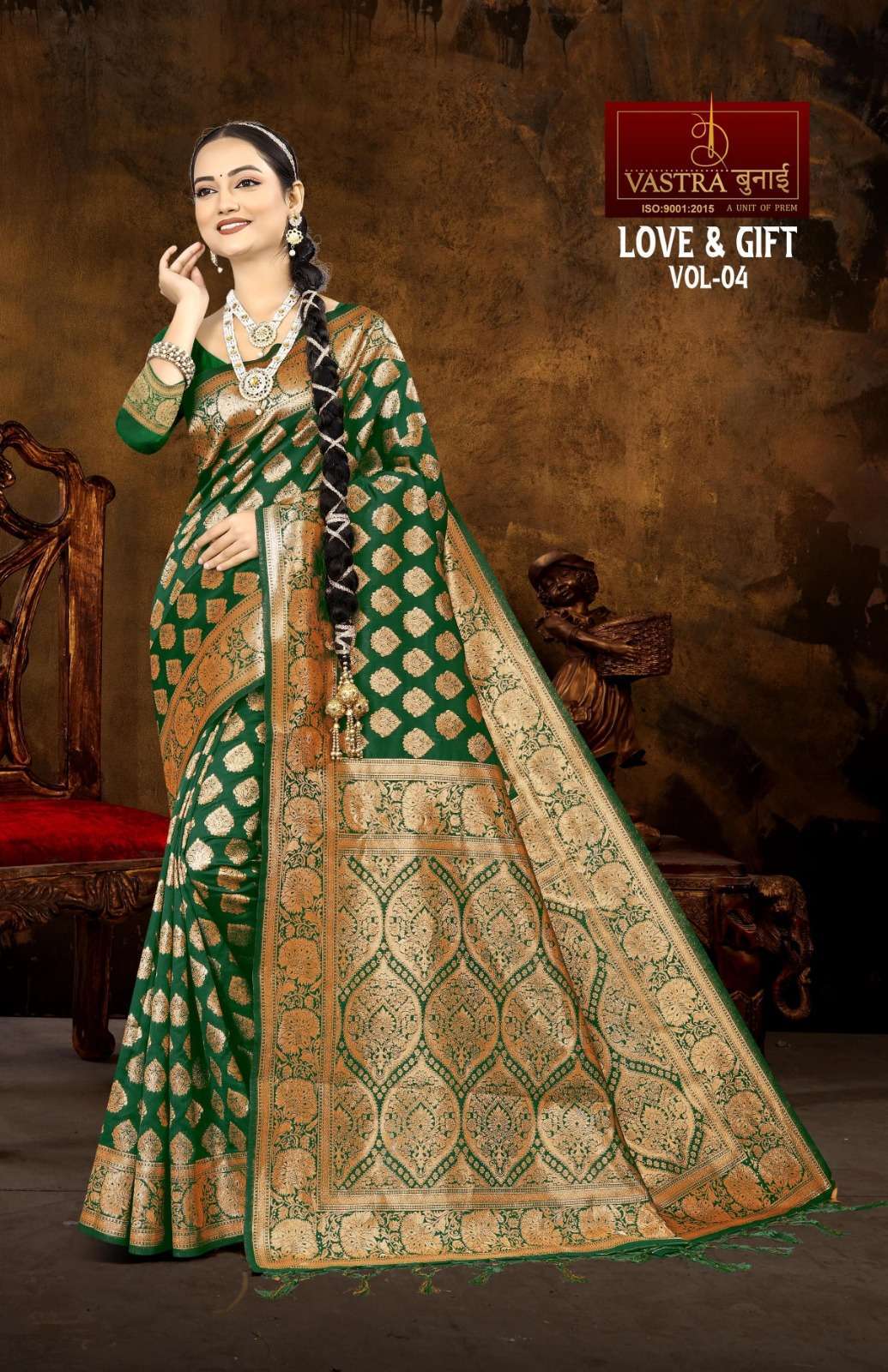 Vastra Bunai LOVE AND GIFT VOL 4 Saree Wholesale catalog