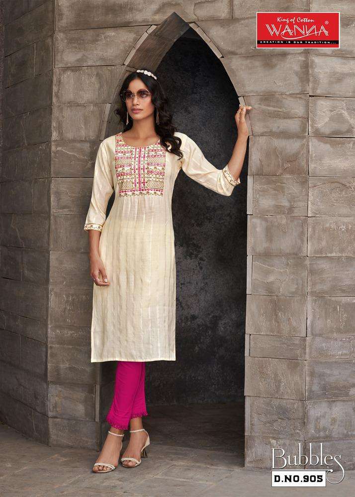 Wanna Bubbles Kurti Wholesale catalog 