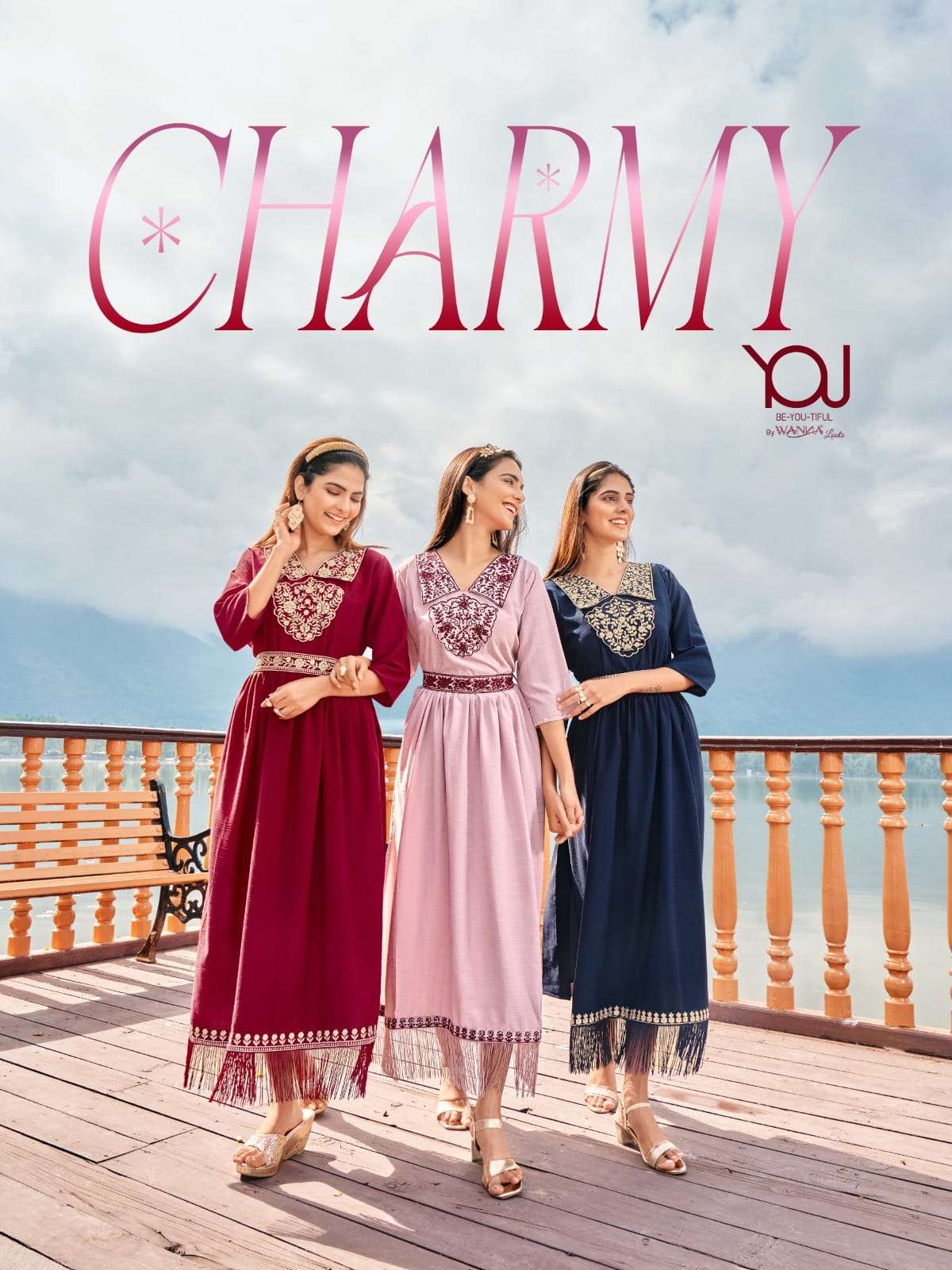 Wanna Charmy FANCY Gown Kurti Wholesale catalog