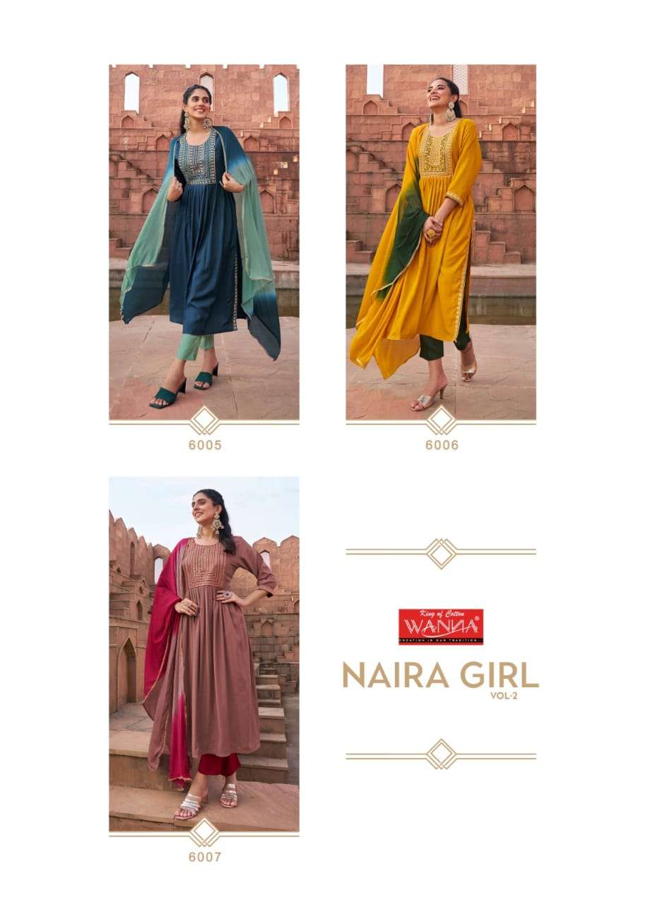 Wanna Naira Girl Vol 2 Kurti Wholesale catalog