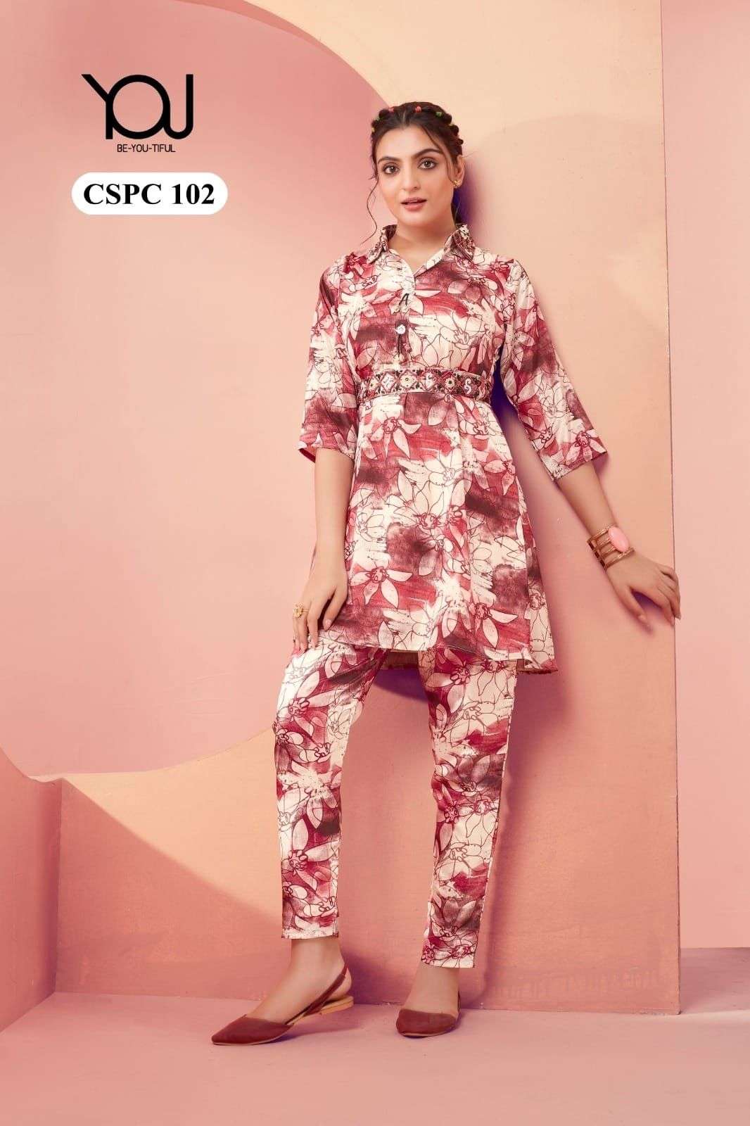 WANNA vol- 2 YOU - Chinon co ord set Kurti Wholesale catalog