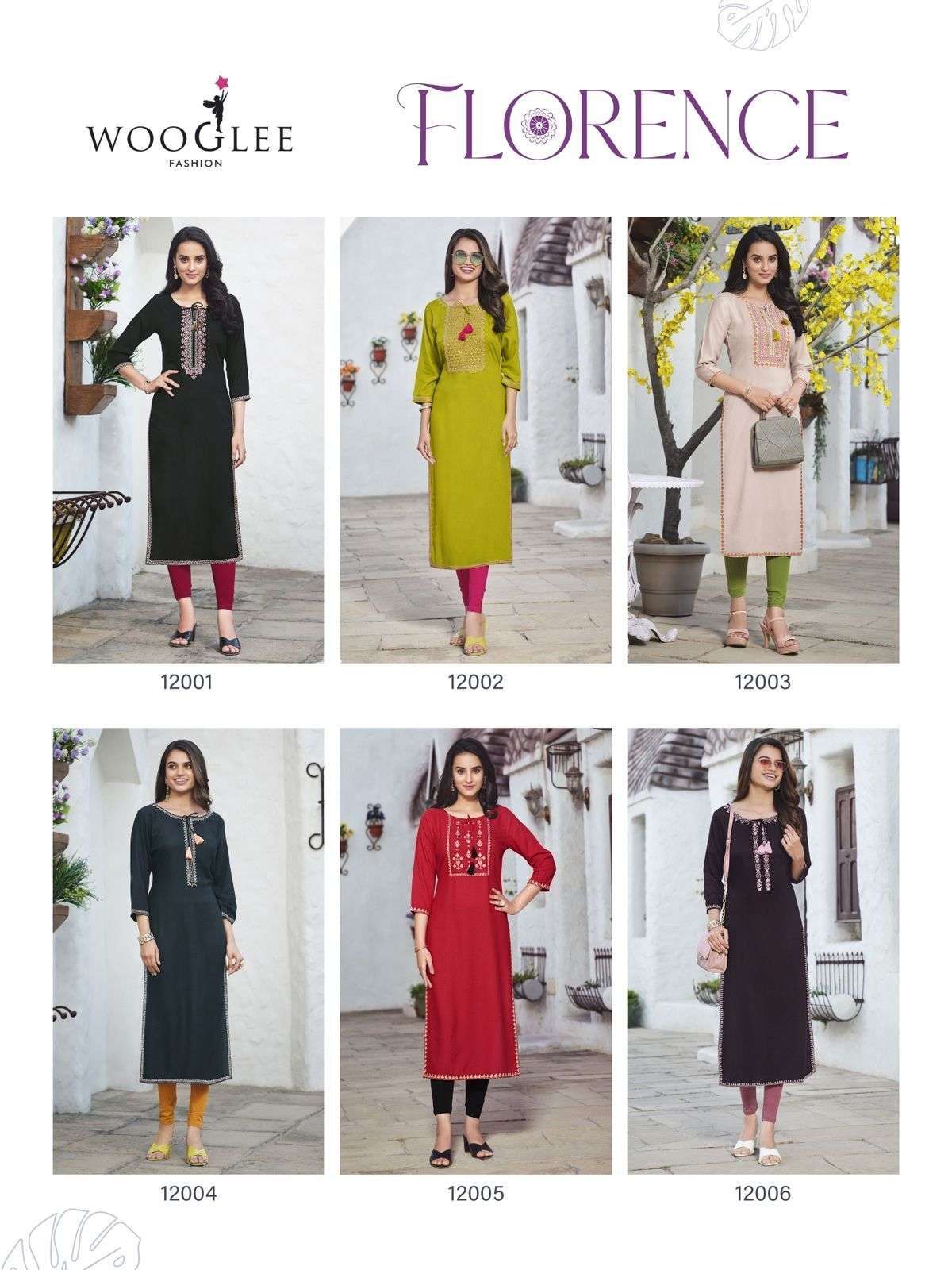 WOOGLEE FLORENCE Kurti Wholesale catalog