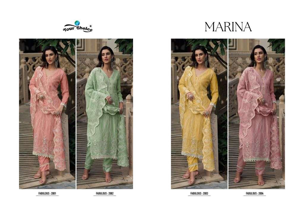 Your choice Marina Salwar Kameez Wholesale catalog
