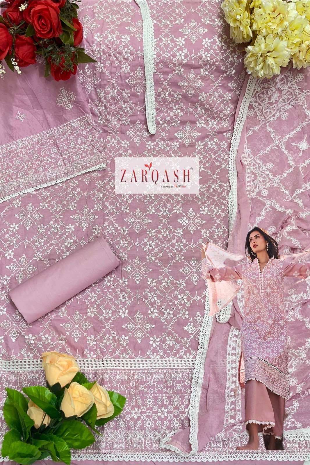 Zarqash Lawankari 24 Salwar Kameez Wholesale catalog