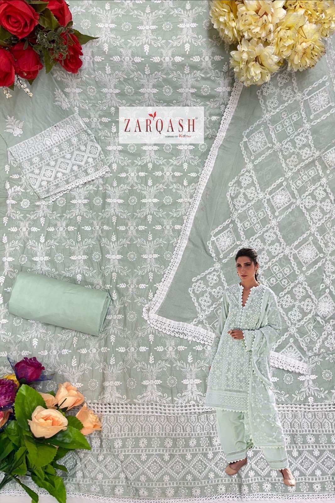 Zarqash Lawankari 24 Salwar Kameez Wholesale catalog