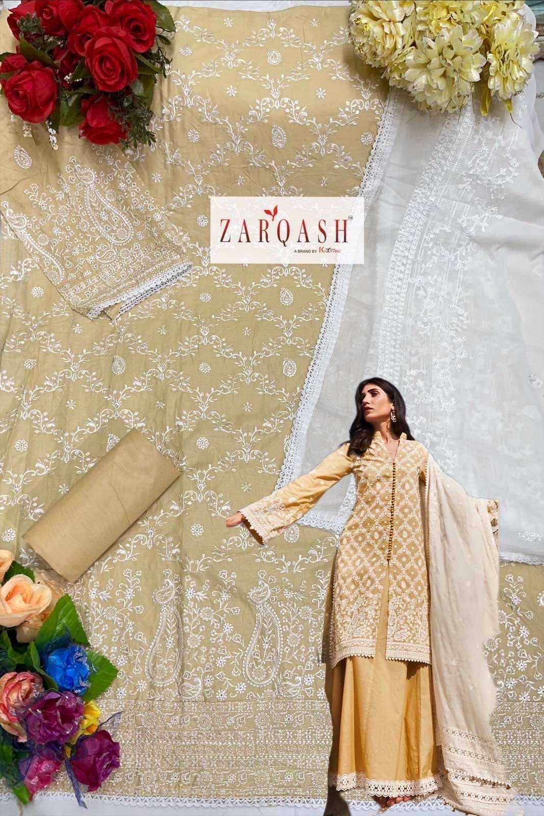 Zarqash Lawankari 24 Salwar Kameez Wholesale catalog