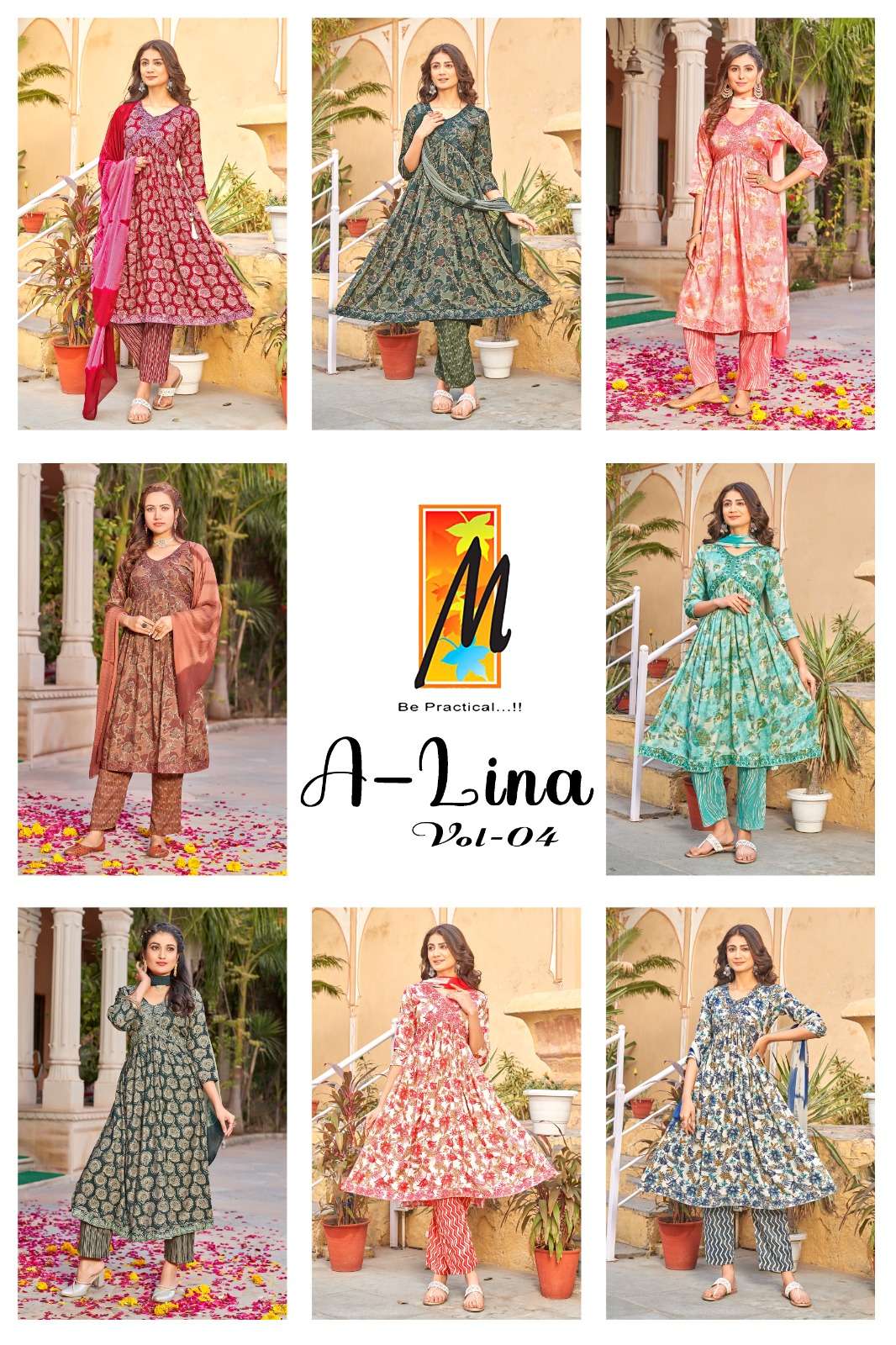 A-lina vol -4 Aaliya cut Kurti Wholesale catalog