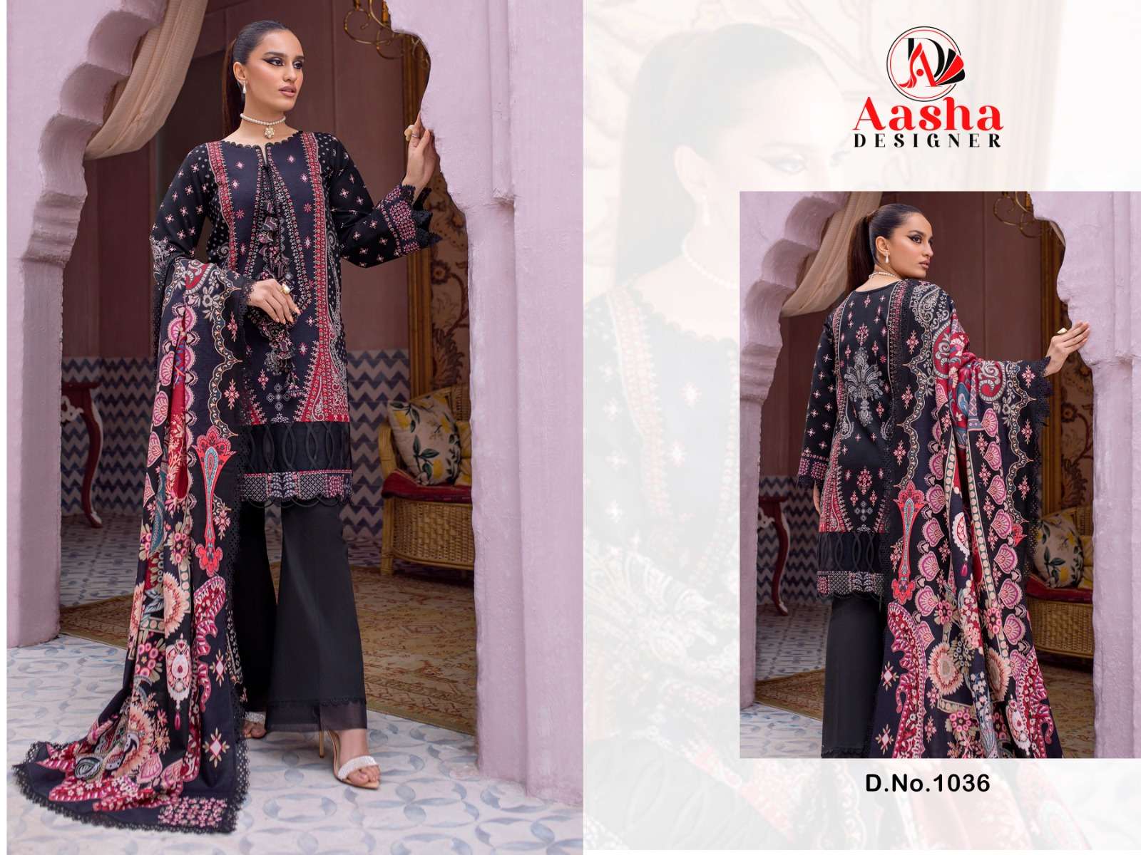 Aasha Queen Court Vol 4 Lawan Dupatta Pakistani Suit Wholesale catalog