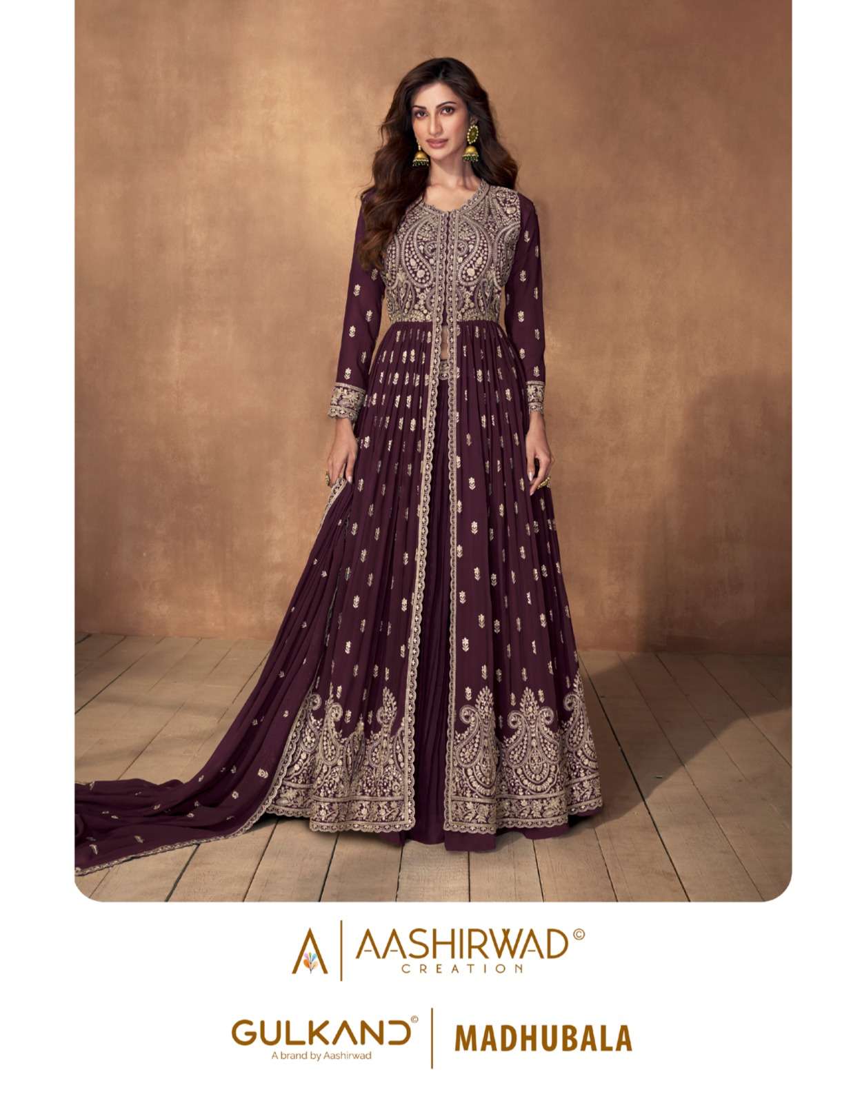 Aashirwad Gulkand Madhubala Designer Salwar Suits Wholesale catalog