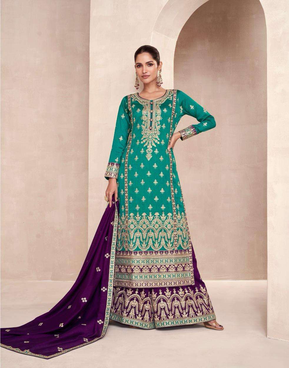 Aashirwad Gulkand Rayana Premium Silk Designer Salwar Suits Wholesale catalog