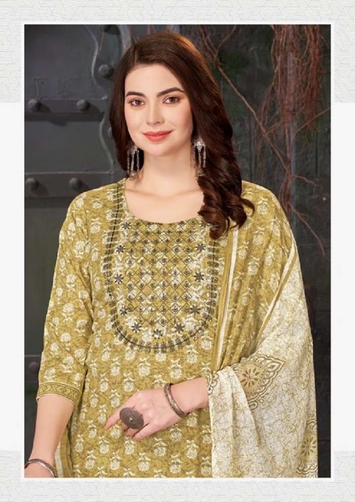 Al Karam Heritage Self Embroidery Work Vol-2 -Dress Material -Wholesale Catalog