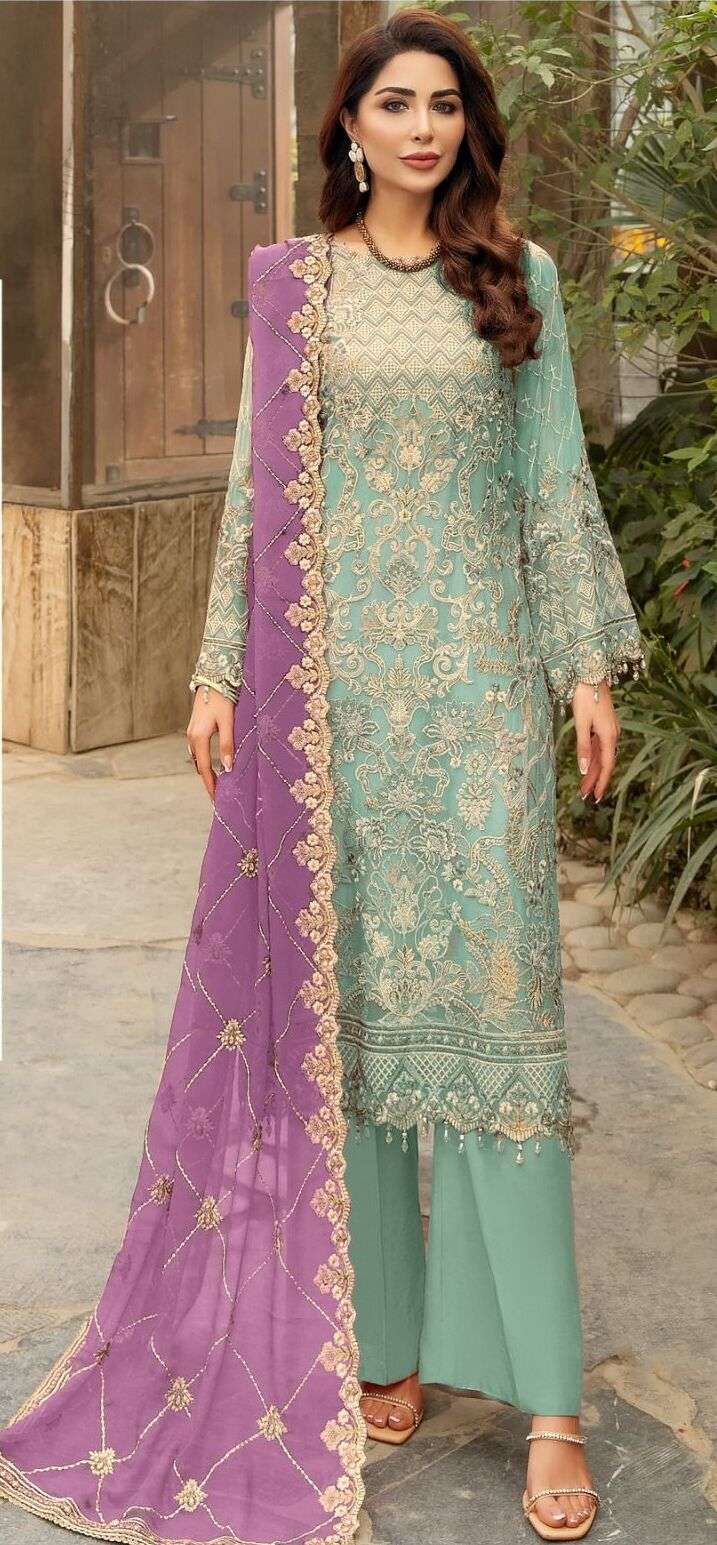 Alk Khushbu Samaira 4049 Colours Pakistani Suits Wholesale catalog