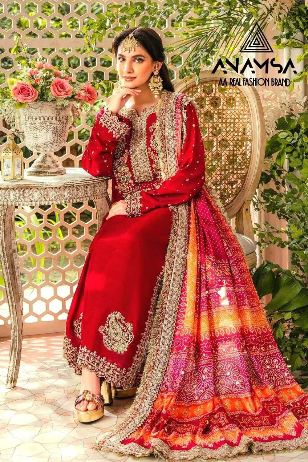 Anamsa 263 Pakistani Suits Wholesale catalog