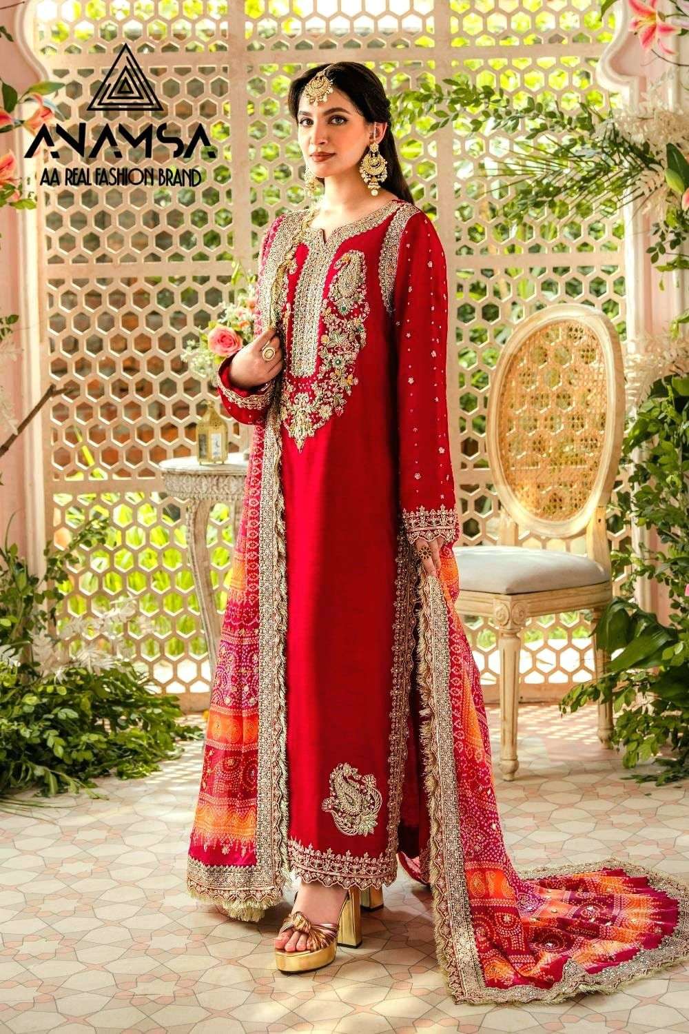 Anamsa 263 Pakistani Suits Wholesale catalog