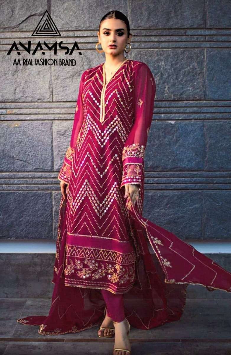 Anamsa 266 Pakistani Suits Wholesale catalog