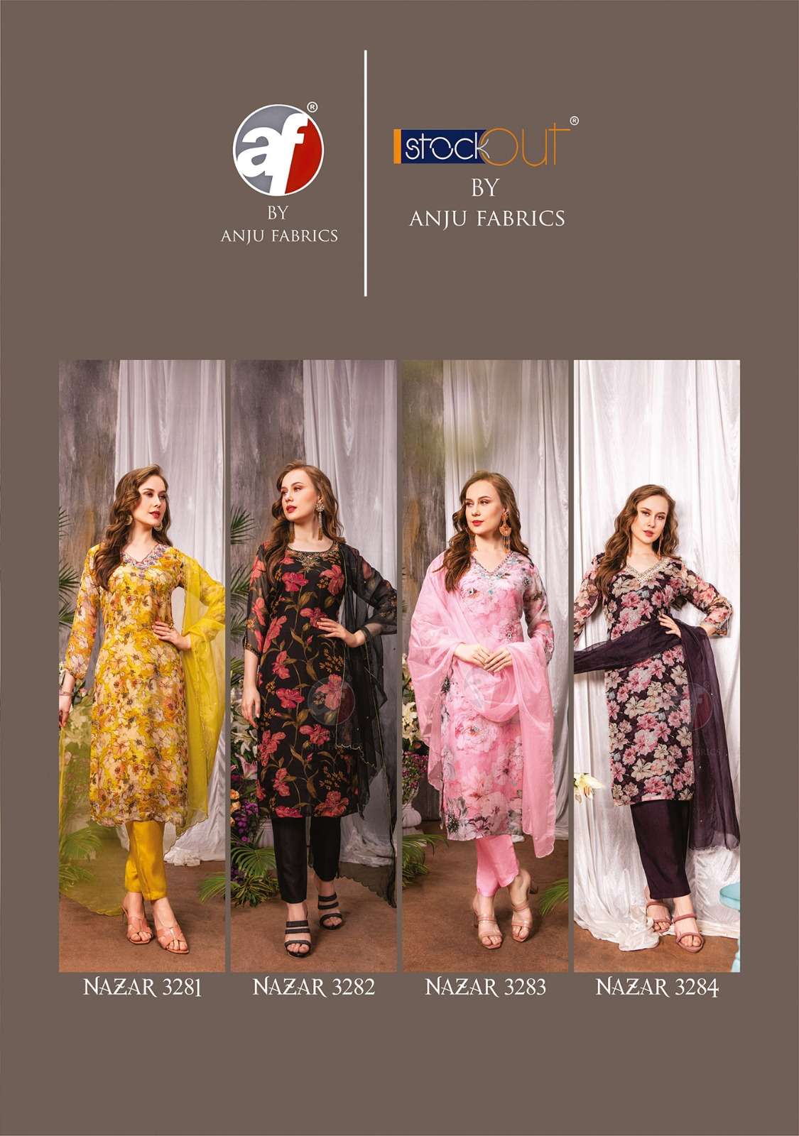 Anju Fabrics Nazar vol - 5 Kurti Wholesale catalog