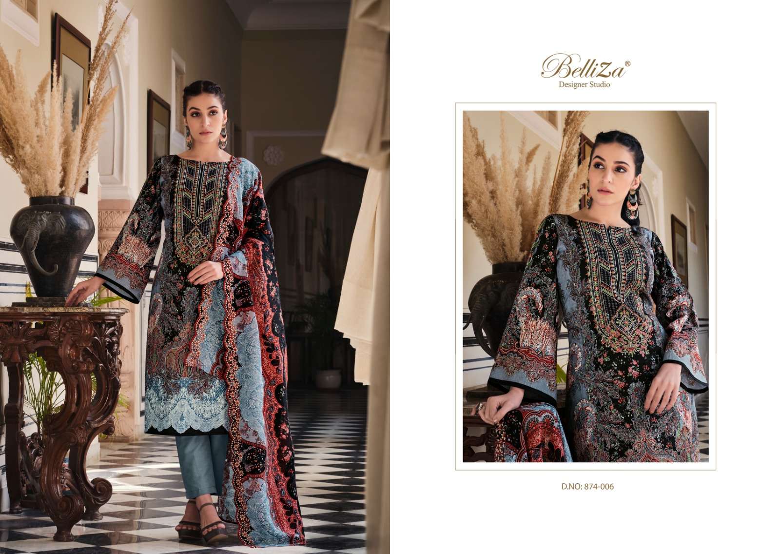 Belliza Guzarish Vol 2 Premium Cotton Dress Material Wholesale catalog