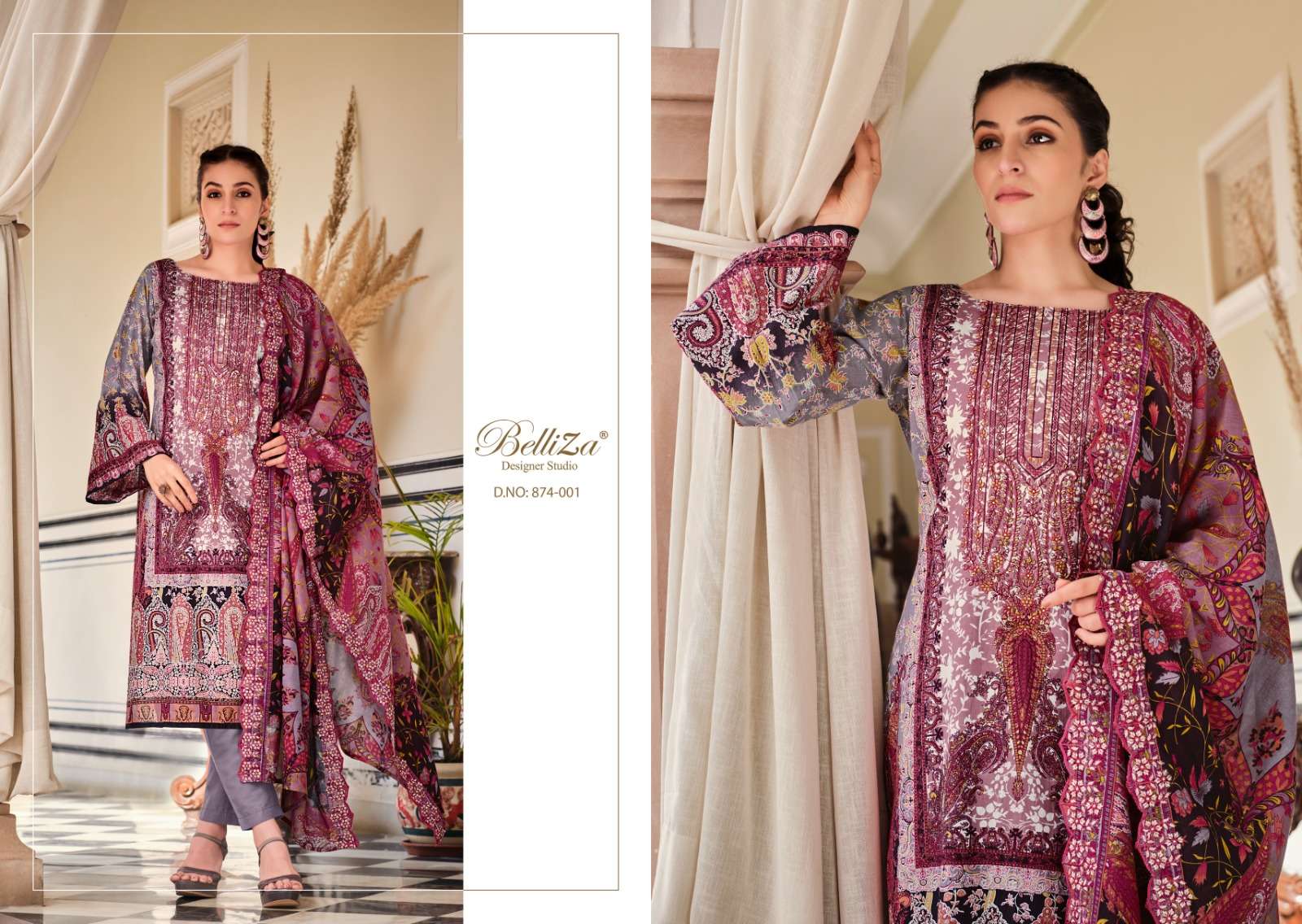 Belliza Guzarish Vol 2 Premium Cotton Dress Material Wholesale catalog