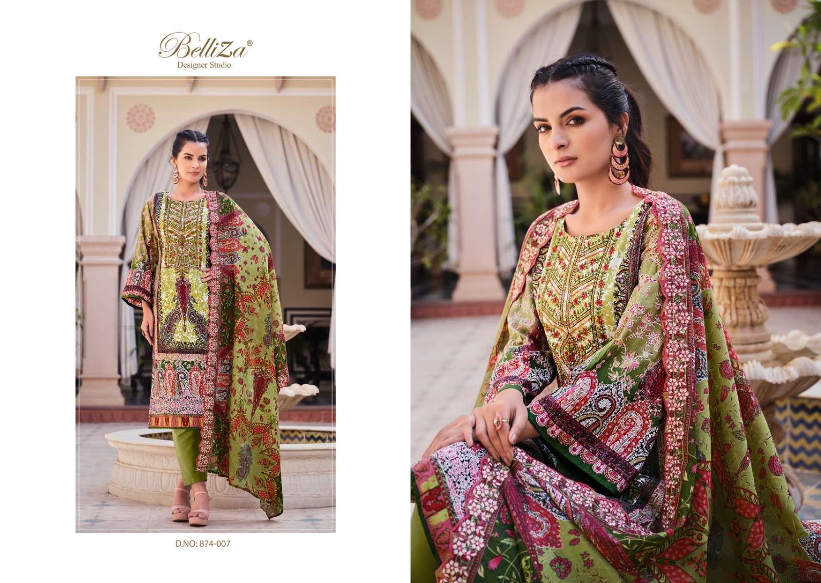 Belliza Guzarish Vol 2 Premium Cotton Dress Material Wholesale catalog