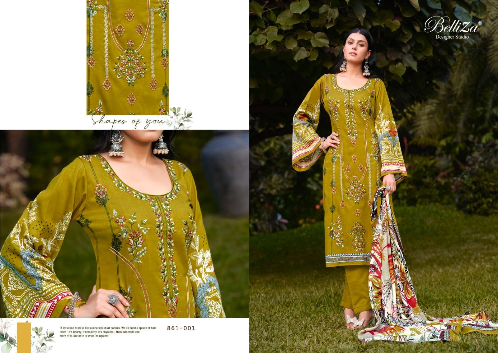 Belliza Lavanya Dress Material Wholesale catalog