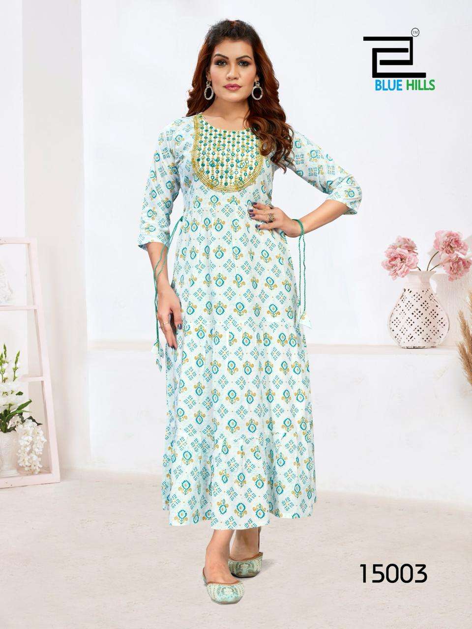 Blue Hills SARFARAZ VOL -15 Kurti Wholesale catalog