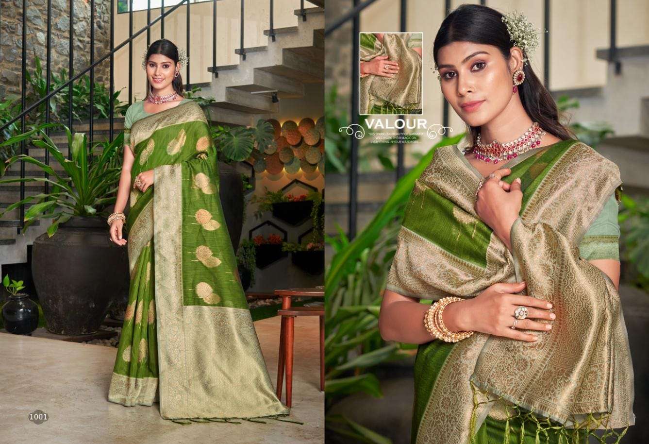 BUNAWAT BROWNY COTTON ZARI Saree Wholesale catalog