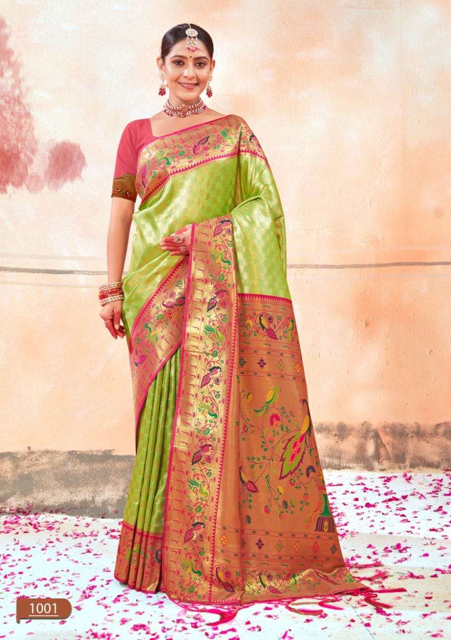 BUNAWAT DEEPMALA Paithani Silk Saree Wholesale catalog