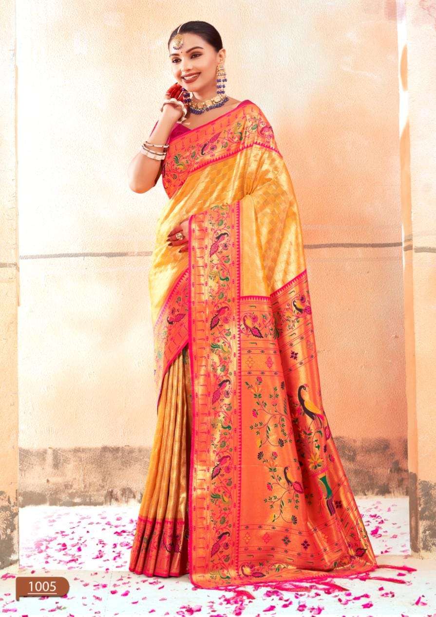 BUNAWAT DEEPMALA Paithani Silk Saree Wholesale catalog