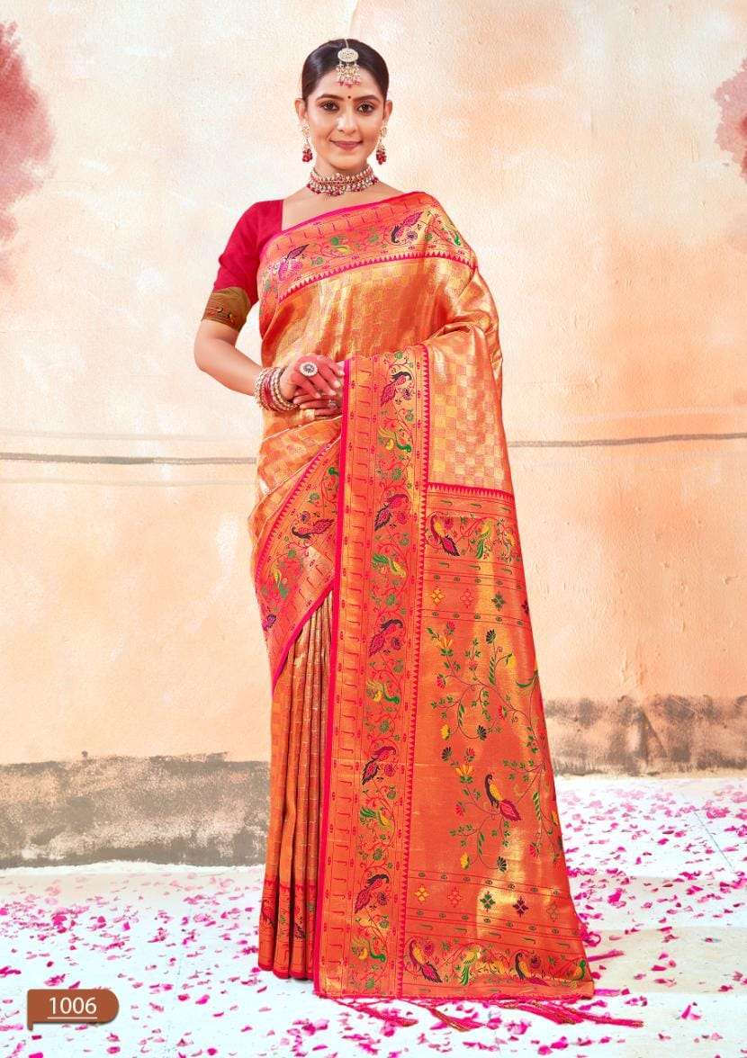 BUNAWAT DEEPMALA Paithani Silk Saree Wholesale catalog