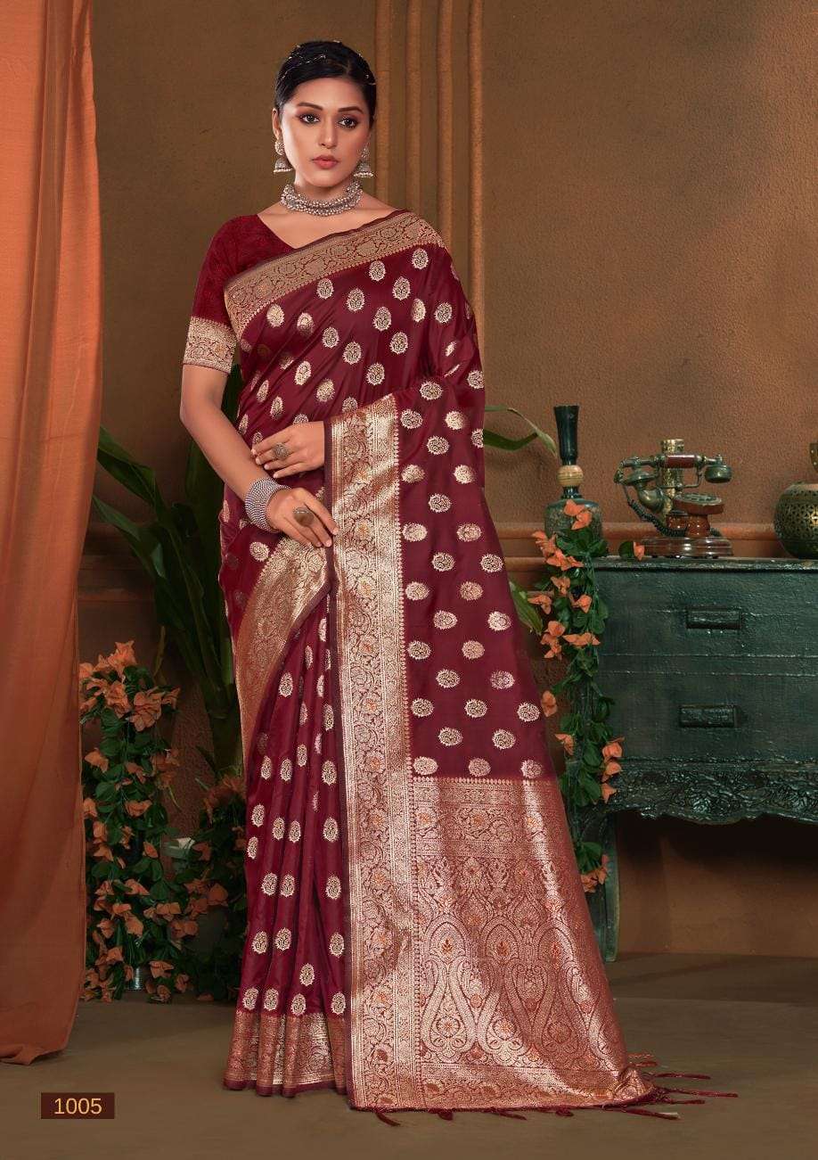 BUNAWAT GAJPRABHA SILK Banarasi Silk Saree Wholesale catalog