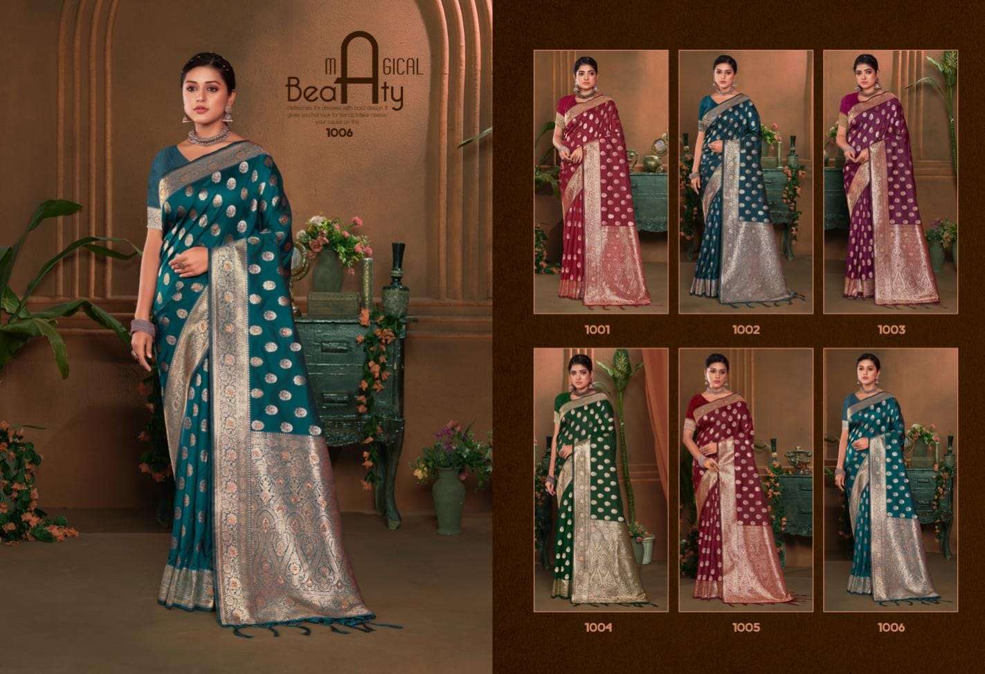 BUNAWAT GAJPRABHA SILK Banarasi Silk Saree Wholesale catalog