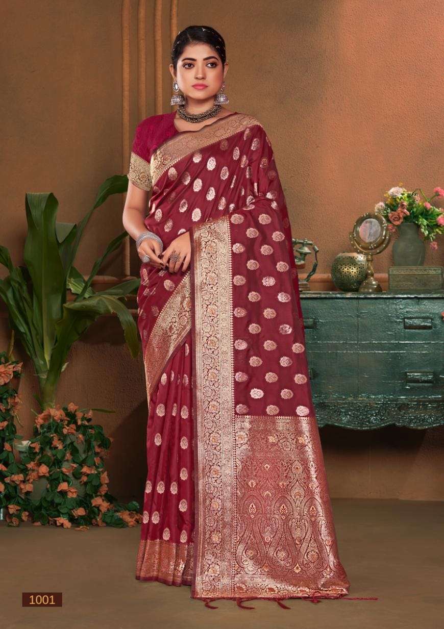 BUNAWAT GAJPRABHA SILK Banarasi Silk Saree Wholesale catalog