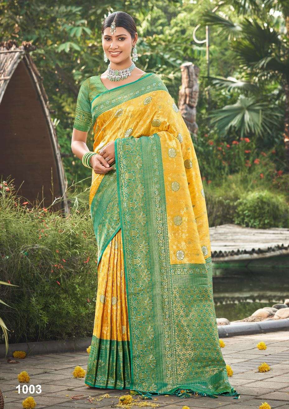 BUNAWAT POONAM Kanjivaram Silk Saree Wholesale catalog