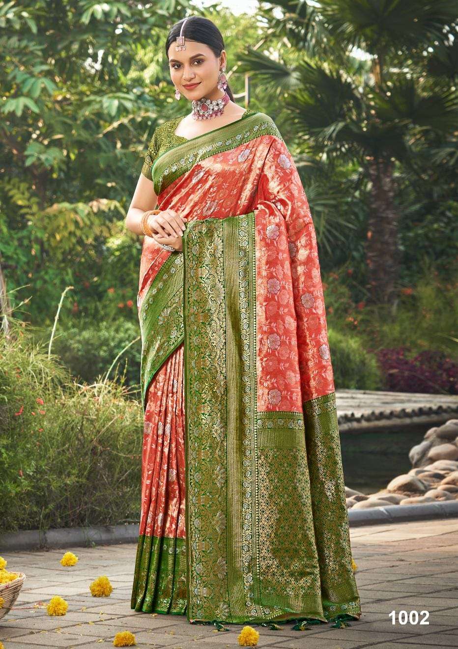 BUNAWAT POONAM Kanjivaram Silk Saree Wholesale catalog