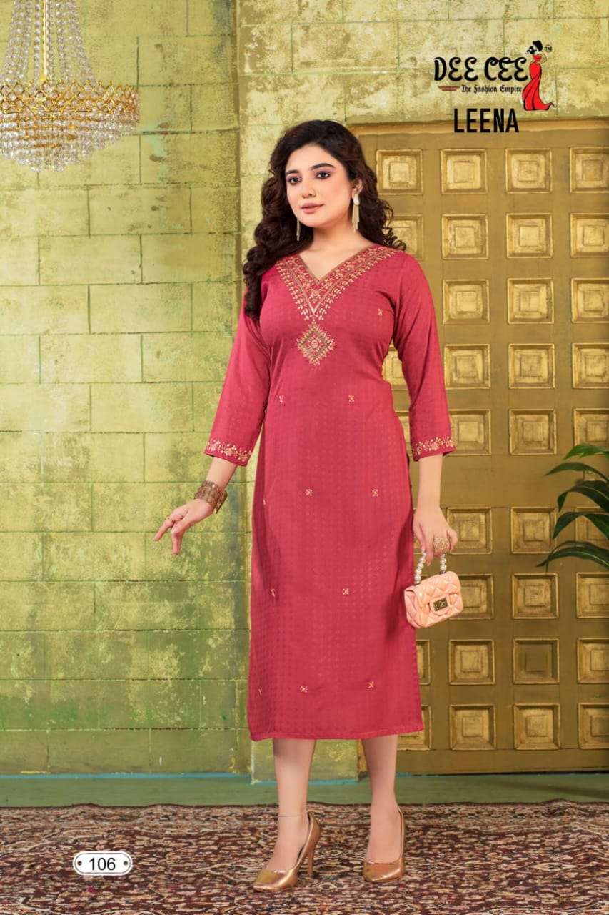 DEECEE LEENA Kurti Wholesale catalog