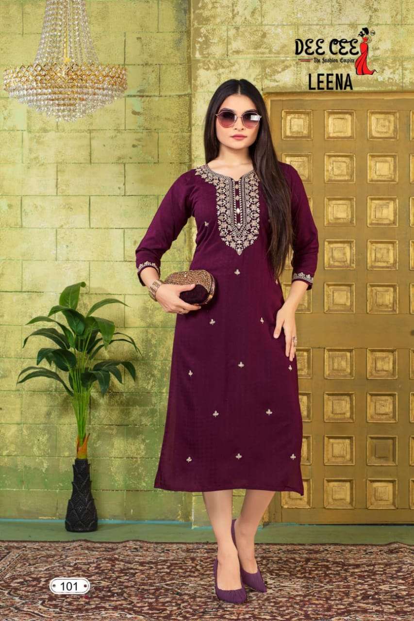 DEECEE LEENA Kurti Wholesale catalog