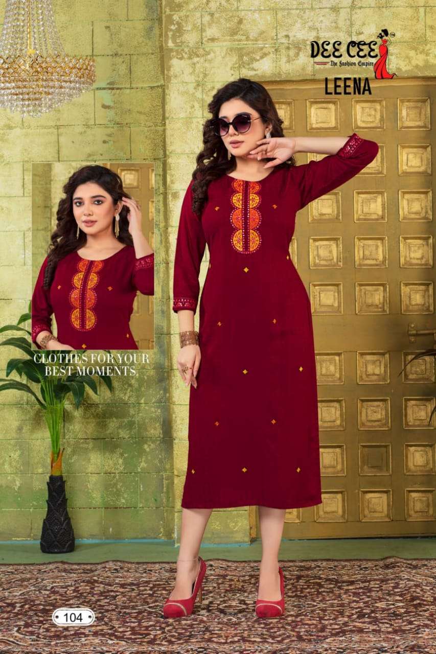 DEECEE LEENA Kurti Wholesale catalog