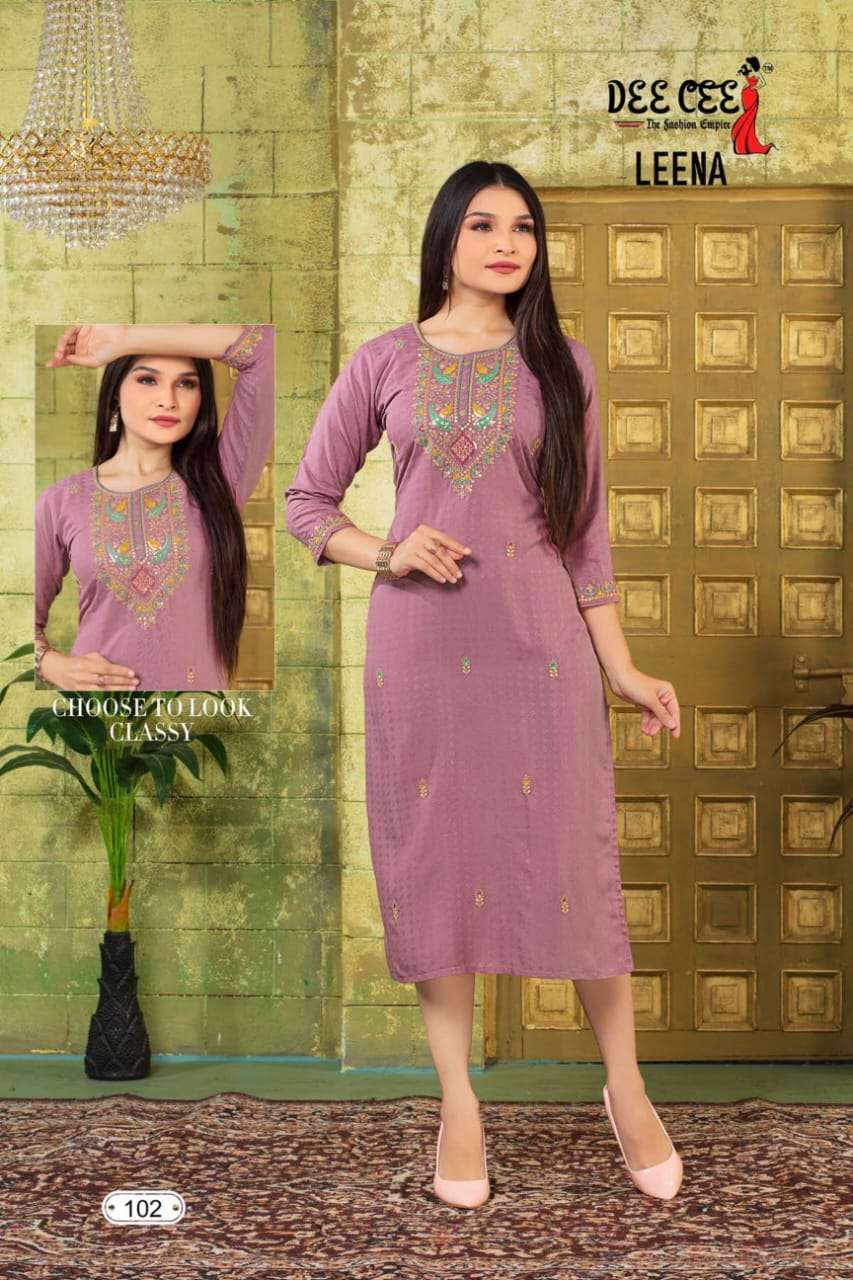 DEECEE LEENA Kurti Wholesale catalog